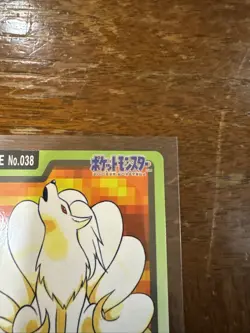 Ninetales File No. 038 Pokemon Bandai Carddass Japanese 1997 Pocket Monsters - Image 3