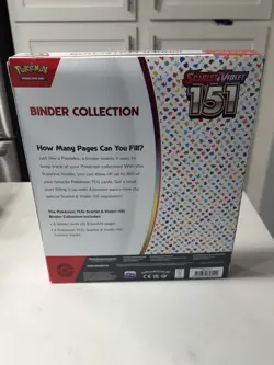 Pokemon 151 Binder Collection Sealed Ships Same Day - Image 3