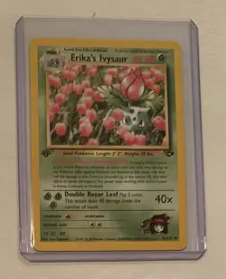 Pokemon TCG Erika’s Ivysaur #41/132 Non-Holo 1st Edition Vintage 1999-2000 - Image 1