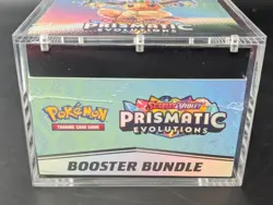 Pokemon SV8.5 Prismatic Evolutions Sealed Booster Bundle Display W/Acrylic Case - Image 5