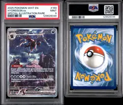 2025 POKEMON WHT EN-WHITE FLARE SPECIAL ILLUSTRATION RARE HYDREIGON EX PSA 9 - Image 3