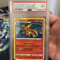 SPECIAL DELIVERY CHARIZARD Pokemon Center UK Promo #075 PSA 9 Pokemon - Image 1