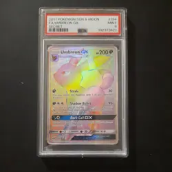 2017 Pokemon Sun & Moon Umbreon GX 154/149 Secret Rare PSA 9 - Image 1