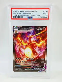 2022 Pokemon SWSH FA/Charizard VMAX Ultra-Premium Collection #261 PSA 9 - Image 1