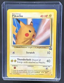 1999 Pokemon Wizards Black Star Promos Pikachu #26 - Image 1