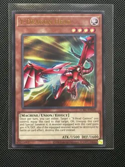 Yu-Gi-Oh! SUPER RARE HOLO CARD Y-DRAGON HEAD 2020 - Image 1