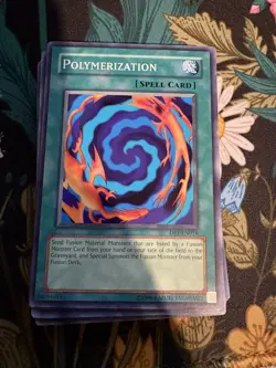 2x YuGiOh Polymerization DP1-EN014 - Jaden Yuki - 1st Edition - Image 2