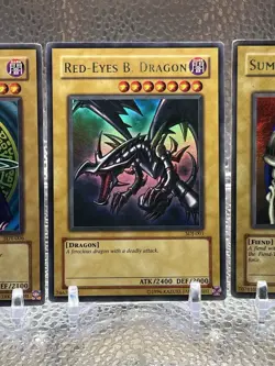 Yu-Gi-Oh! TCG Dark Magician SDY-006 Summoned Skull MRD-003 Red-Eyes SDJ-001 LP - Image 4