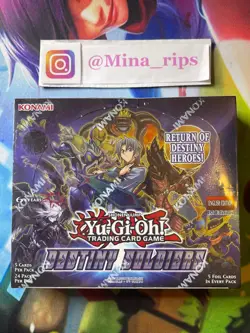 YU-GI-OH! DESTINY SOLDIERS BOOSTER BOX | 1st Edition Factory Sealed 83717830139 - Image 1