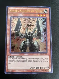 YuGiOh! Sentry Soldier of Stone (MVP1-EN012) - Ultra Rare - NM - Image 1
