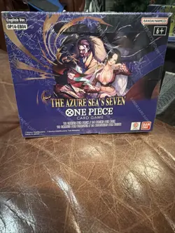 One Piece TCG - OP14 The Azure Sea's Seven - Factory Sealed Booster Box English - Image 1