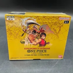 One Piece English OP-04 Kingdoms of Intrigue Booster Box Sealed - Image 1