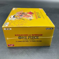 One Piece English OP-04 Kingdoms of Intrigue Booster Box Sealed - Image 3