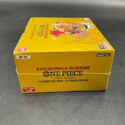 One Piece English OP-04 Kingdoms of Intrigue Booster Box Sealed - Image 4