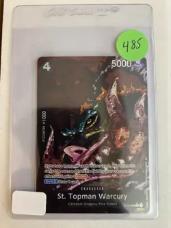 One Piece TCG St Topman Warcury R Alt Art OP13-089 English Carrying On His Will - Image 3
