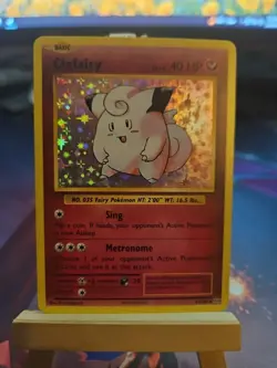 Pokemon TCG Clefairy Evolutions 63/108 Reverse Holo Holo Rare Card NM - Image 1