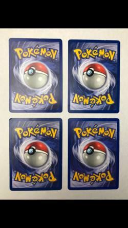 LOT 4 - 1st Edition Jungle Pokemon cards Pikachu Butterfree Gloom Bellsprout - Image 3
