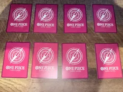 One Piece CCG Japanese Leader Character Lot of 8 Trading Cards - Image 2