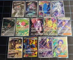 Illustration Rare / Full Art Lot of 13 Pokemon cards - Image 1