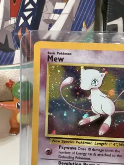 Mew Pokemon Promo Card Black Star Promo LV 23 #151 Holo 1999 Vintage - Image 2