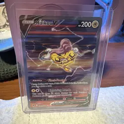 Pokemon TCG Raikou v Crown Zenith: Galarian Gallery Holo Ultra Rare Card - Image 1