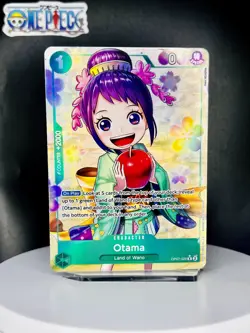 One Piece Card Game 🏴‍☠OP07-022 Otama RARE NM Alt Art Foil ENGLISH - Image 1