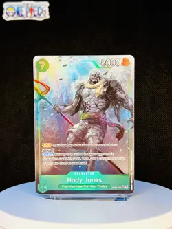 One Piece Card Game 🏴‍☠OP06-035 Hody Jones SR NM Alt Art Foil ENGLISH - Image 1