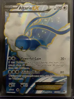 Pokemon TCG Altaria-EX Full Art Holo Card 123/124 Ultra Rare - Image 1