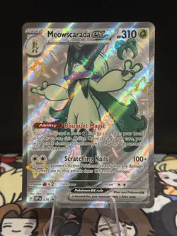 Pokemon TCG: SVP Scarlet & Violet Promo Cards - Meowscarada ex 078 - NM+ - Image 1