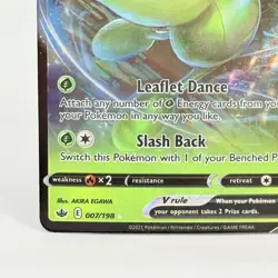 Celebi V 007/198 Chilling Reign Ultra Rare Holo Pokemon Card Near Mint - Image 5