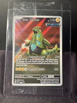 Iron Thorns 098 Black Star Promo Temporal Forces Pokemon Card Sealed - Image 1