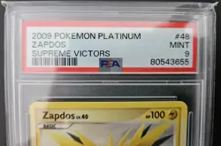 Zapdos Pokemon Card PSA 9 Mint Zapdos 2009 Supreme Victors Non Holo 48/147 - Image 2