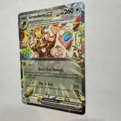 Greedent ex 179/197 Obsidian Flames (OBF) NM Double Rare Pokemon Card - Image 5