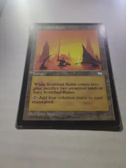 Scorched Ruins - Weatherlight - Rare Card (LP) - Image 2