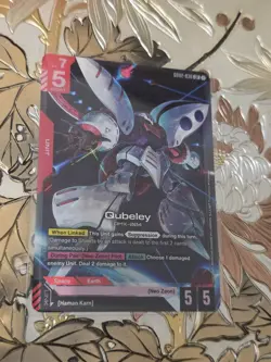 Gundam Card Game Qubeley Legend Rare Dual Impact GD02-036 A7 - Image 1