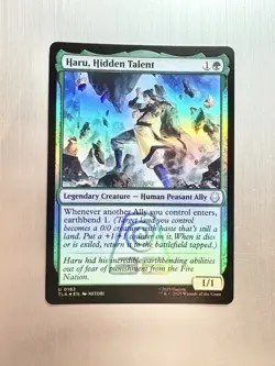 Haru, Hidden Talent - 182 - MTG Avatar: The Last Airbender - Uncommon - FOIL - Image 1