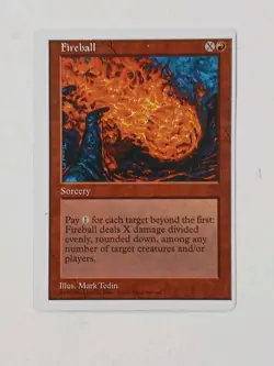 Fifth Edition - Fireball (C) Misprint - Magic the Gathering - MTG - Image 2