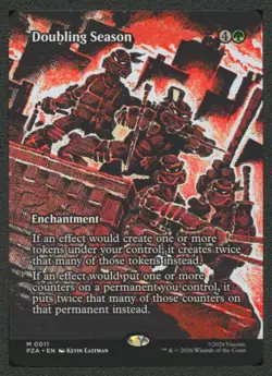 Doubling Season (Borderless) #11 Teenage Mutant Ninja Turtles Eternal-Legal NM/M - Image 1