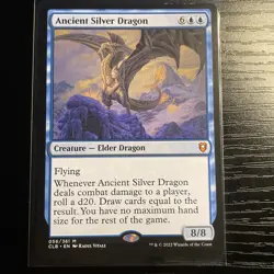 Ancient Silver Dragon Commander Legends: Battle for Baldur's Gate - Image 1