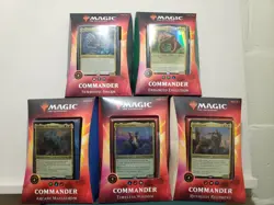 Magic Gathering Ikoria Lair of Behemoths All 5 Commander Decks 20 Foil Legendary - Image 1