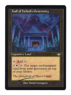 Hall Of Heliod's Generosity Retro Frame Foil Etched Modern Horizons MTG NM - Image 1