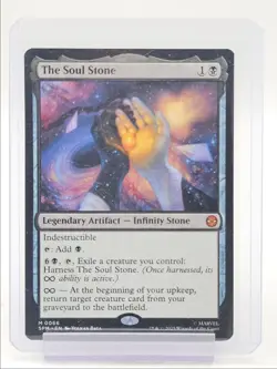 THE SOUL STONE 2025 MAGIC THE GATHERING SPIDER-MAN MYTHIC Q4765 - Image 1