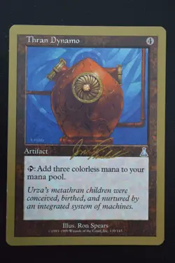 Magic The Gathering MTG THRAN DYNAMO WCD 2000: Jon Finkel LP Lightly Played - Image 1