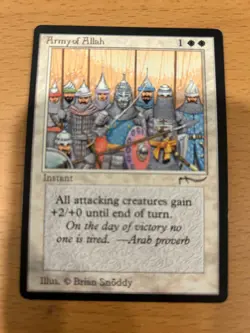 Army of Allah (Light) – Arabian Nights, NM-LP [Magic MTG] - Image 1