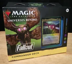 Universes Beyond: Fallout Commander Deck - Mutant Menace MTG Brand New Sealed 195166228532 - Image 1