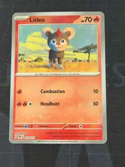 Litleo (Master Ball Pattern) 015/131 Pokemon Sv: Prismatic Evolutions Holo - Image 2
