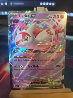 Pokemon TCG Latias EX Surging Sparks Scarlet & Violet Double Rare Card 76/191 NM - Image 1