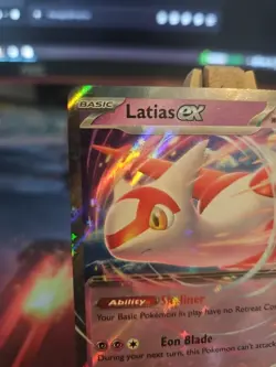Pokemon TCG Latias EX Surging Sparks Scarlet & Violet Double Rare Card 76/191 NM - Image 2