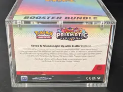Pokemon SV8.5 Prismatic Evolutions Sealed Booster Bundle Display W/Acrylic Case - Image 3
