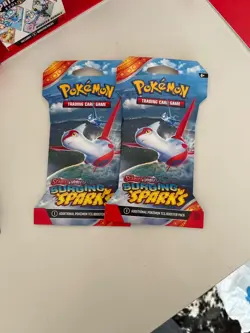 (2x) Pokemon TCG: Surging Sparks Sleeved Booster Packs Factory Sealed - Image 1